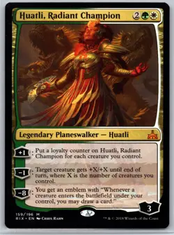Huatli, Radiant Champion M Rivals of Ixalan 159 NM - Image 1