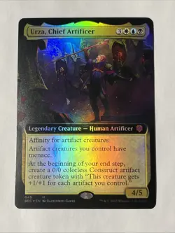 Urza, Chief Artificer (Extended Art) Commander: the Brothers' War Foil MTG - Image 1