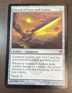 Sword of Feast and Famine Magic The Gathering - Image 1