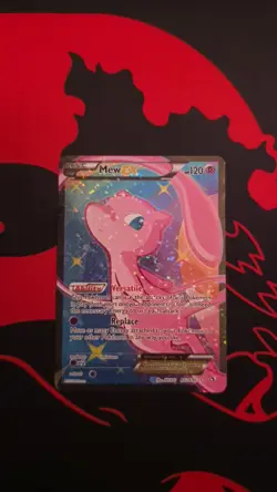 Pokemon Mew EX Full Art Ultra Rare Holo RC24/RC25 Legendary Treasures Card HP - Image 1