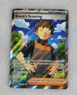 Brock's Scouting 179/159 NM/M JTG SV09 Journey Together Full Art Pokemon TCG - Image 1