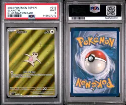 Slakoth IR #212 PSA 9 Mint Surging Sparks 2024 Pokemon Illustration Rare - Image 1