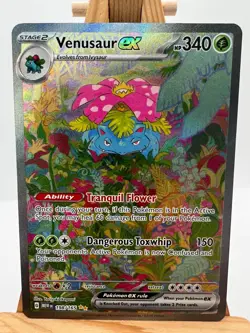 Pokemon TCG - S&V 151 - 198/165 Venusaur ex - Special Illustration Rare - NM/M - Image 1