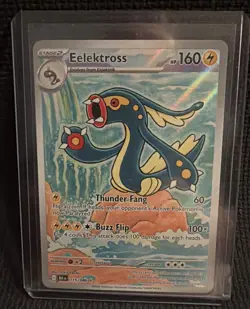Eelektross 115/086 Illustration Rare, Black Bolt, Full Art Holo, Pokemon TCG, NM - Image 1