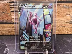 Pokemon TCG Mewtwo V #72/78 Full Art Alternate Ultra Rare NM Pokemon Go - Image 1
