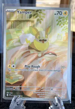 Yamper 099/094 Me02: Phantasmal Flames Holo Pokemon Illustration Rare! Full Art - Image 1