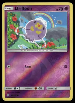 Drifloon 80/236 Unified Minds Pokemon Reverse Holo NM/M - Image 1