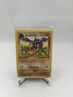 Pokemon TCG Rare 1999 Aerodactyl Fossil 18/62 60 HP Regular - Image 1