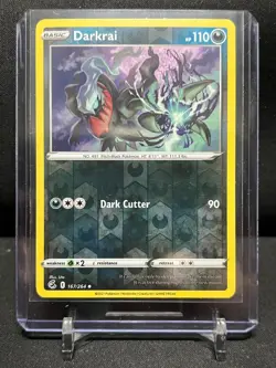 Darkrai 167/264 Reverse Holo Pokemon 2021 Sword & Shield Fusion Strike NM - Image 1