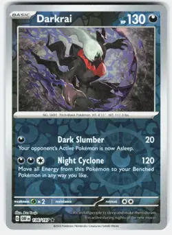DARKRAI 136/197 RARE OBSIDIAN FLAMES POKEMON REVERSE HOLO NM/M - Image 1