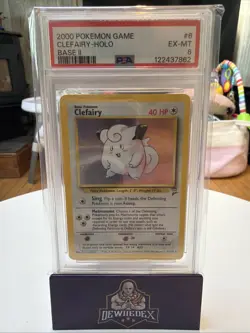 2000 Pokemon Game #6 Clefairy Holo Base 2 PSA 6 Excellent-Mint - Image 1