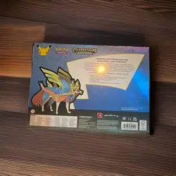 Pokemon TCG Celebrations Deluxe Pin Collection Zacian LV.X Box English - Image 2