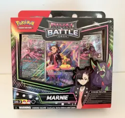 POKEMON TRADING CARD GAME MARNIE 60 CARD RIVAL BATTLE DECK BOX - Image 2
