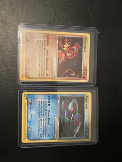 Nintendo Pokemon TCG EX 2003 Groudon ex & Kyogre ex Trading Card Lot 2 Cards - Image 2