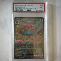 Pokemon TCG 2023 SV 151 Venusaur ex 198/165 SIR Holo PSA 9 English - Image 1