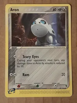Pokemon Aron 49/109 Ruby & Sapphire NM See Picture - Image 1