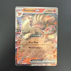 Pokemon Ninetales EX TCG Scarlet & Violet Card 151 038/165 NM - Image 1