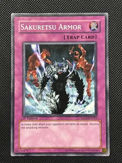 Yugioh - Sakuretsu Armor - SD10-EN033 - 1st Edition - Common - NM/VLP - Image 2