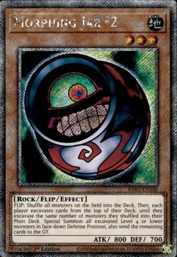 Morphing Jar #2 - Platinum Secret Rare 1st Edition RA03-EN100 - NM - YuGiOh - Image 1