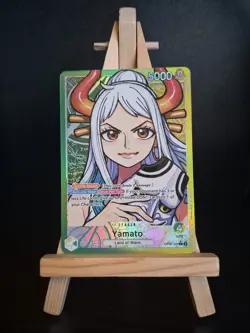 One Piece CCG: Yamato OP06-022 Alternate Art Leader (English). Mint. - Image 1