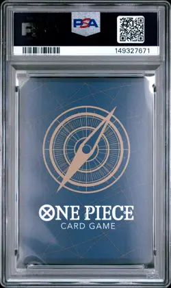 2025 ONE PIECE JPN OP11-A FIST OF DIVINE SPEED #057 SHIRAHOSHI PSA 10 - Image 2