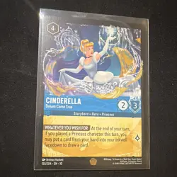 Ravensburger Disney Lorcana Cinderella Dream Come True Cold Foil 155/204 EN - Image 1