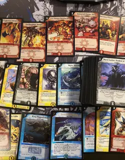 Duel Masters TCG DM01-DM06 Lot Of ~150+ Cards + King Ripped Hide/ Trenchdive - Image 4