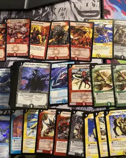Duel Masters TCG DM01-DM06 Lot Of ~150+ Cards + King Ripped Hide/ Trenchdive - Image 5