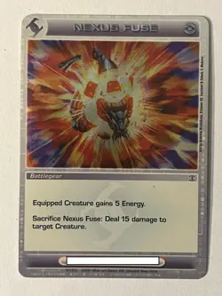 Chaotic 147/232 Nexus Fuse Super Rare Ripple Holo Foil Battlegear Card - Image 1