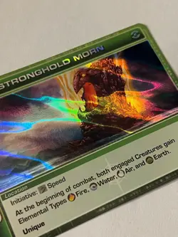 Chaotic 229/232 Stronghold Morn Super Rare Ripple Holo Foil Location Card - Image 2