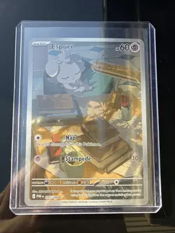 Pokemon TCG Illustration Rare Full Art Holo Espurr 95/88 Perfect Order Mint Card - Image 1
