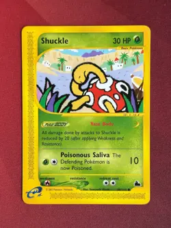 SHUCKLE 96/144 SKYRIDGE non-holo E-READER Pokemon TCG card NM+ CLEAN! - Image 1