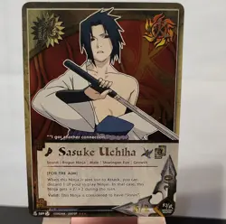Naruto CCG Sasuke Uchiha Rogue Ninja Card 589 2007 SP English 2002 - Image 1