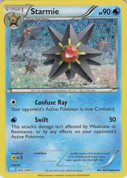 Starmie Holo Classic Collection Trading Card Game Classic 005/034 NM - Image 1