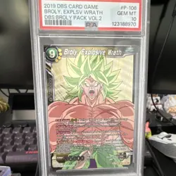 Broly Bandai Foil Promo Battle P-106 35000 Dragon Ball Super Card Game 2019 - Image 1
