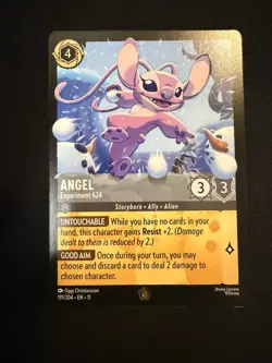 Angel Experiment 624 Legendary Card Winterspell 191/204 Lorcana TCG - Image 1
