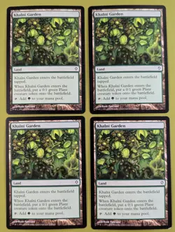 Khalni Garden x4 Worldwake 4x Playset Magic the Gathering MTG - Image 1