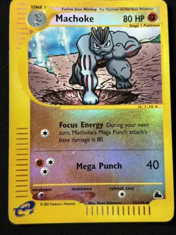 Pokemon 2003 Skyridge Machoke 38/144 Reverse Holo - Image 1
