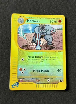 Pokemon 2003 Skyridge Machoke 38/144 Reverse Holo - Image 2