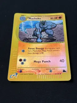 Pokemon 2003 Skyridge Machoke 38/144 Reverse Holo - Image 3