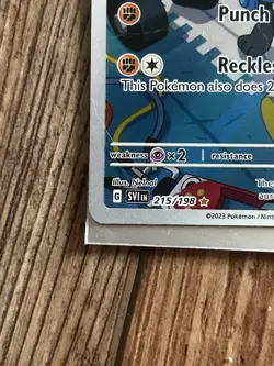 Pokemon Tcg Riolu 215/198 SV01: Scarlet & Violet Illustration Rare - Image 3