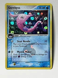 Pokemon TCG Gorebyss 18/101 Hidden Legends Reverse Holo Rare English 2004 70 HP - Image 1