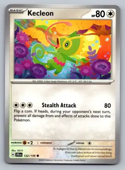 Pokemon TCG SV09: Journey Together Kecleon 122/159 - Image 1