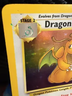 Pokemon Dragonite 4/62 Holo Rare Fossil MP Vintage WOTC - Image 5