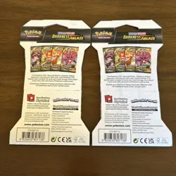Pokemon Sword Shield Darkness Ablaze Sleeved Booster Packs 2-Pack - Image 2