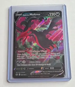 GALARIAN MOLTRES V 097/198 CHILLING REIGN V RARE POKEMON HOLO NM/M - Image 1