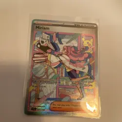 Pokemon Miriam 251/198 SV01 Scarlet & Violet Full Art Holo UR Eng 2023 - Image 3
