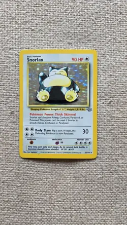 Snorlax Holo 11/64 Holo Jungle WoTC Pokemon Tcg [MP] - Image 1