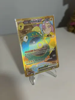 Pokemon TCG Ionos Bellibolt EX Gold Hyper Rare Card 188/159 Journey Together - Image 1