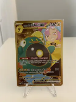 Pokemon TCG Ionos Bellibolt EX Gold Hyper Rare Card 188/159 Journey Together - Image 3